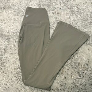 lululemon athletica Olive Green Flare Leggings